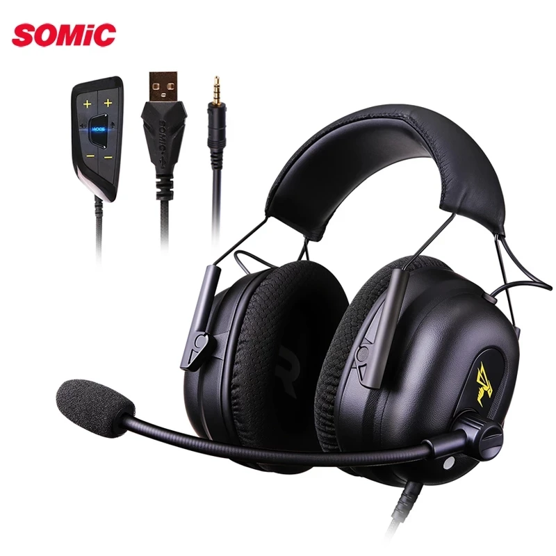 Игровая Гарнитура Somic G936N игровые наушники PS4 7 1 виртуальные Проводные