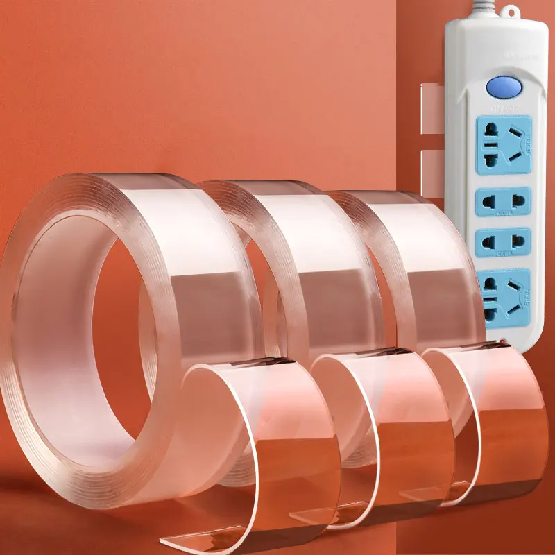 Моющийся домашний многоразовый двухсторонний клей для ленты Не оставляющий