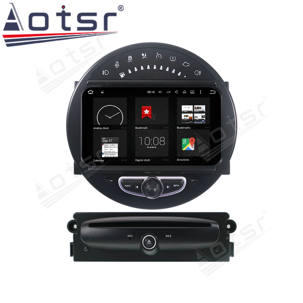 Автомагнитола для BMW Mini 2006-2013 Android 9 0 4 + 64 ГБ GPS-навигация