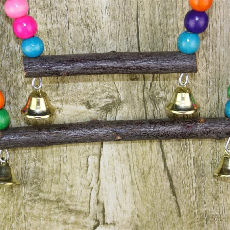 Милая игрушка для питомца попугаи подставка птиц вертлюжная лестница