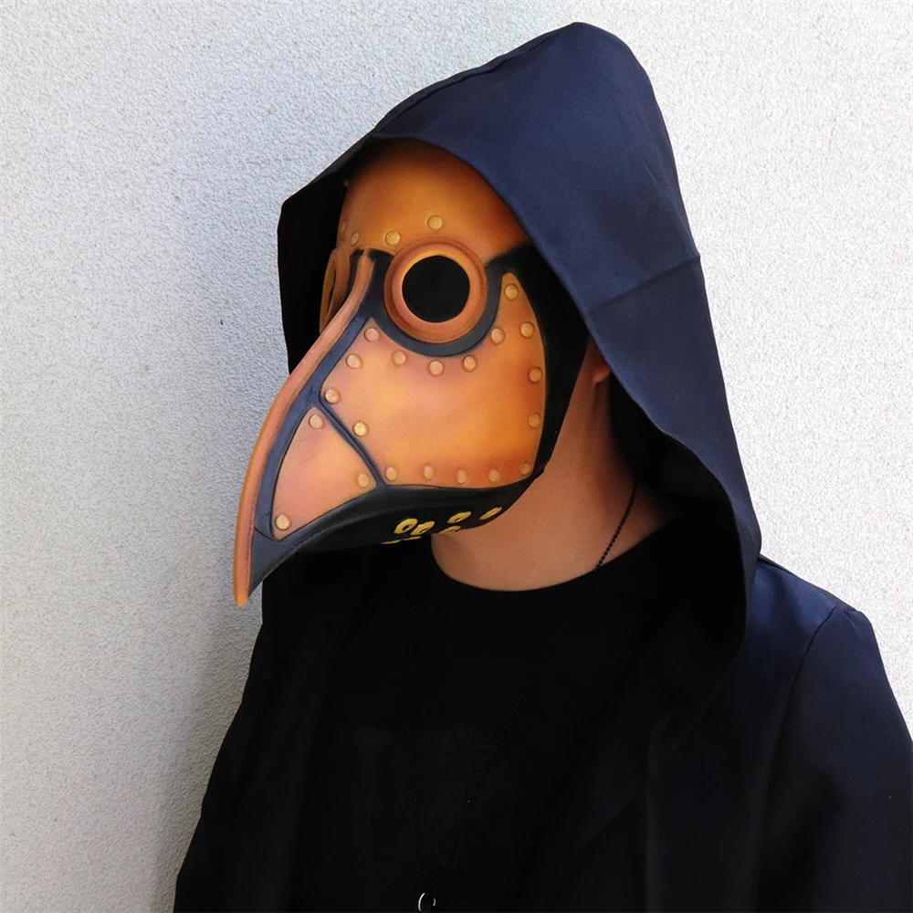 Забавная маска Чумного доктора в средневековом стимпанк для косплея панк маски с