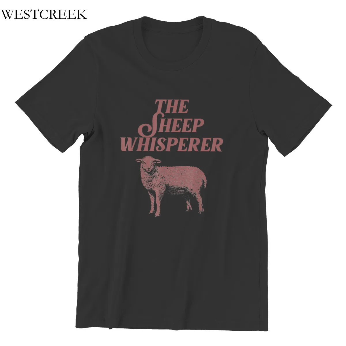 Футболка с забавным шепотом овец Милая футболка в стиле панк изображением