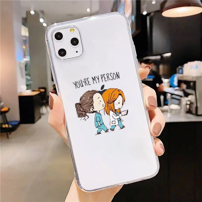 

Medicine Doctor Nurse cartoon Phone Case Transparent soft For iphone 5 5s 5c se 6 6s 7 8 11 12 plus mini x xs xr pro max