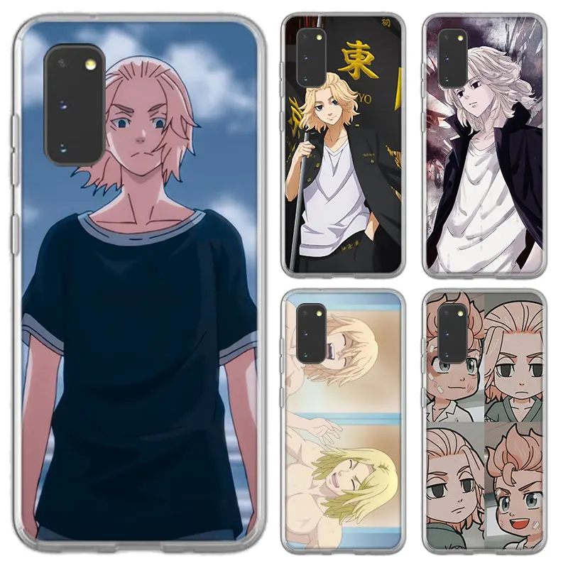 

Anime Tokyo Avengers Case For Samsung Galaxy S30 S21 S20 Ultra 5G S10E S10 S9 S8 Plus + Soft TPU Transparent Silicone TPU Cover