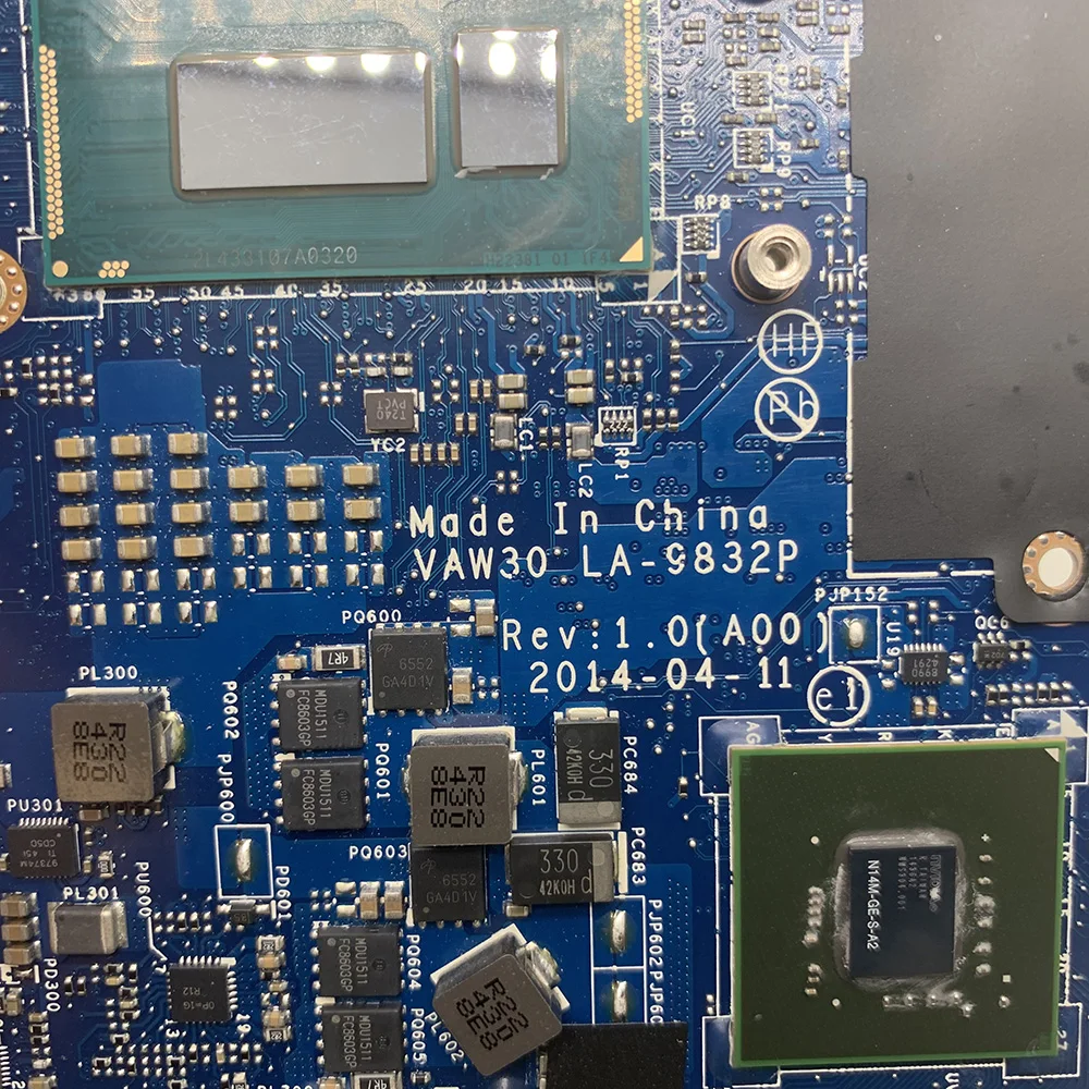 KEFU LA-9832P материнская плата для DELL E5440 ноутбука I5-4200U/I5-4300U VAW30 GT720M протестированная