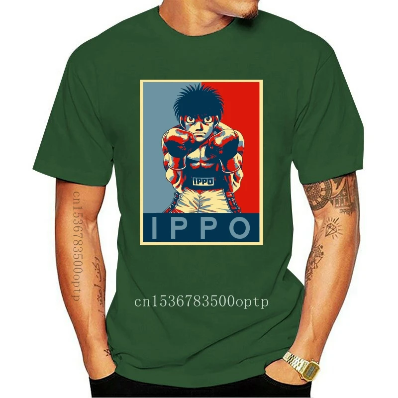 

Новинка, Футболки унисекс Дж. № Ippo, размер M-3XL 2021, Забавные топы унисекс, футболка