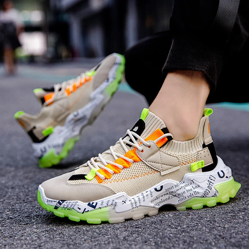 Men Sneakers Breathable Running Shoes Outdoor Sport Fashion Comfortable Casual Couples Gym Mens Shoes Footwear Zapatos De Mujer