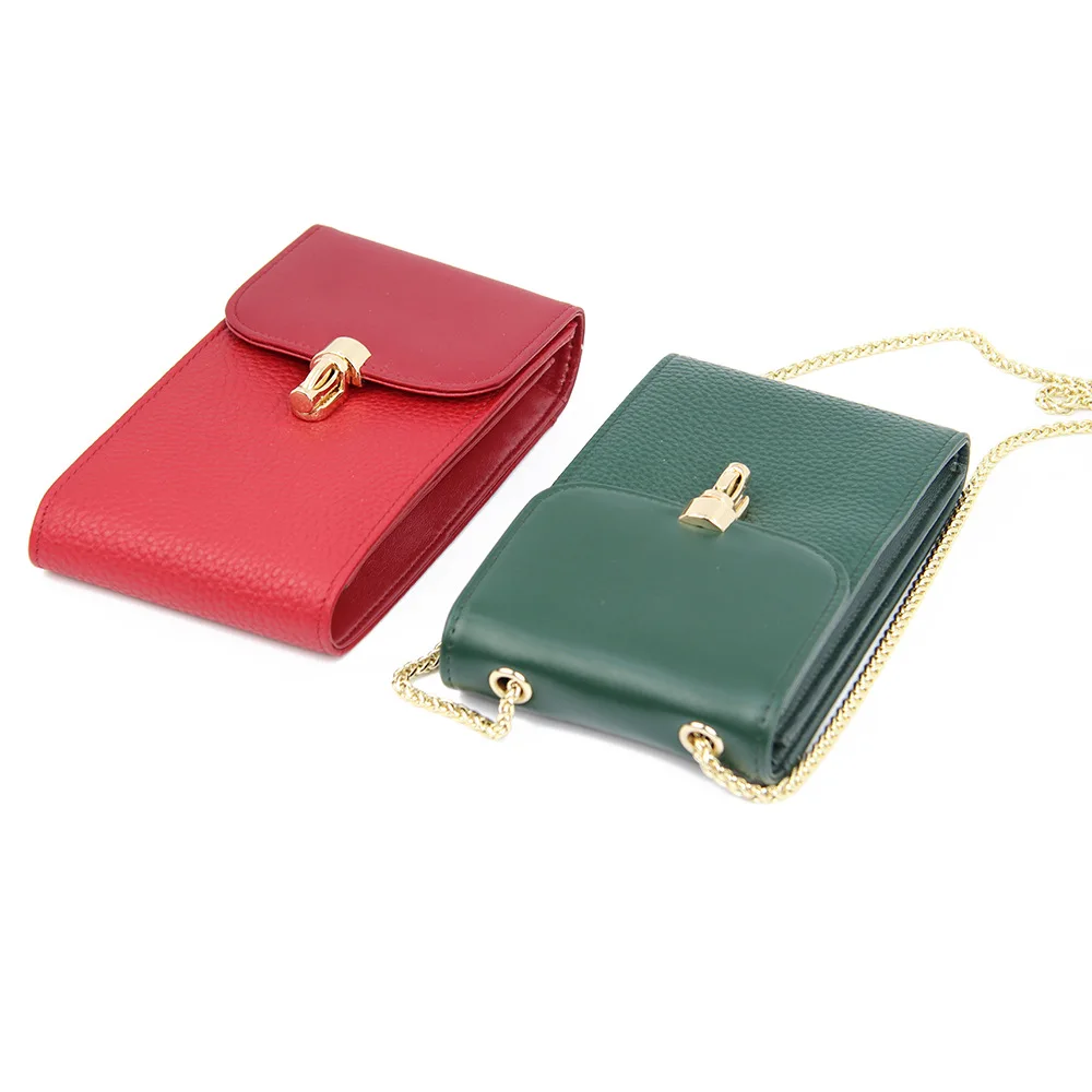 Сумка для мобильного телефона из натуральной кожи женская сумка через плечо с