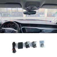 center dashboard lifting speaker for audi a6 c8 2019 2020 series professional midrange tweeter 64 colors lights high quality
