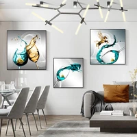 wall decor wine glass canvas posters and prints wine art pictures for kitchen home design blue printings interior decoration