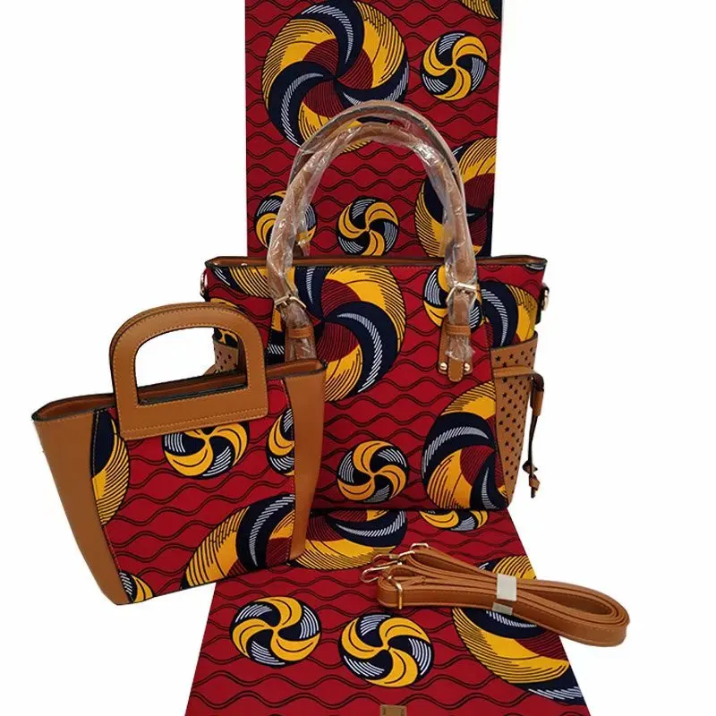 Новинка модельные туфли в африканском стиле комплекте с воск сумки 3 шт./компл.