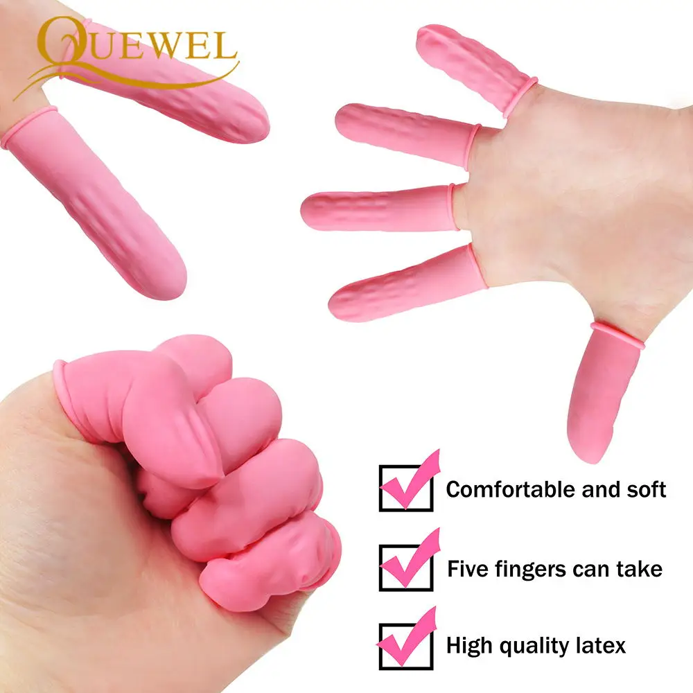 Одноразовые перчатки для наращивания ресниц антистатические латексные