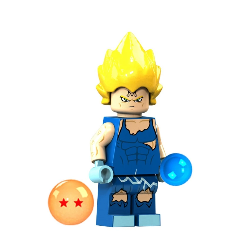 XP022 Dragon Ball Z Супер Saiyans Goku Vegeta Krillin trunks Cell Broly Аниме фигурки строительные блоки подарки для детей игрушки - Цвет: XP022