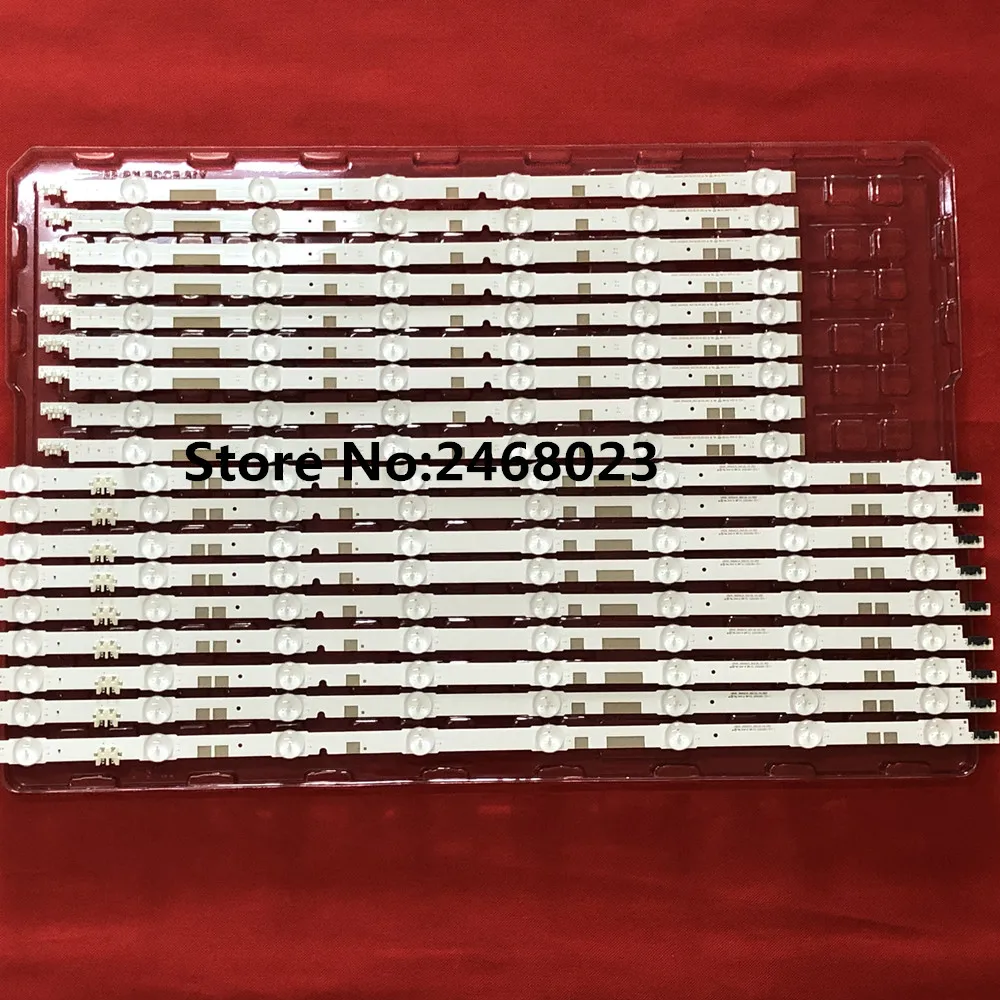 Новый комплект 18 шт. светодиодных лент для подсветки Sam sung UE55JU6800K UE55JU6870U V5DR_550SCA_R0