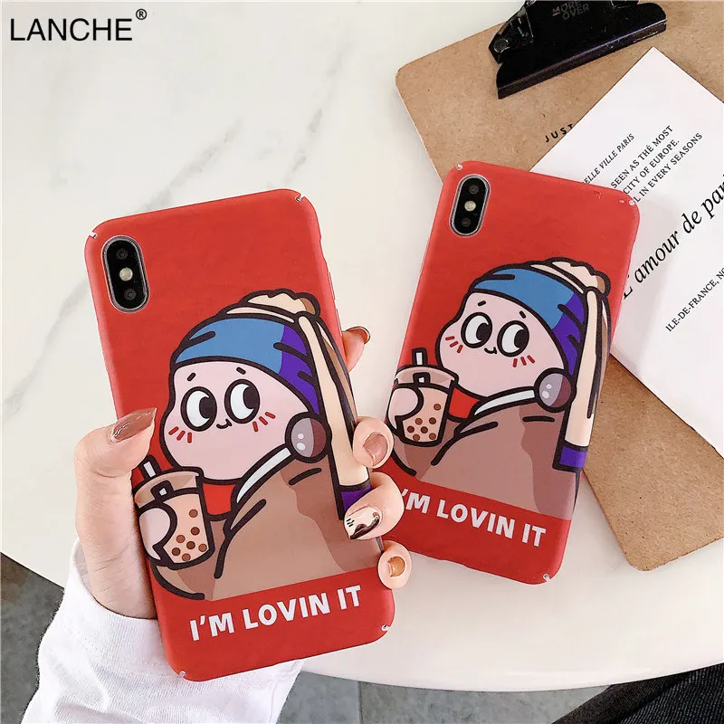 Чехол LANCHE для Xiao mi Red Note 7 8 K20 Pro Xiaomi 9 se lite 6 6X жесткий пластиковый чехол накладка с