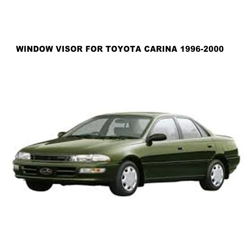 

Side Window Deflector For Toyota Carina 1996 1997 1998 1999 2000 Black Window Visor Window Shield Sun Rain Deflector Guards SUNZ