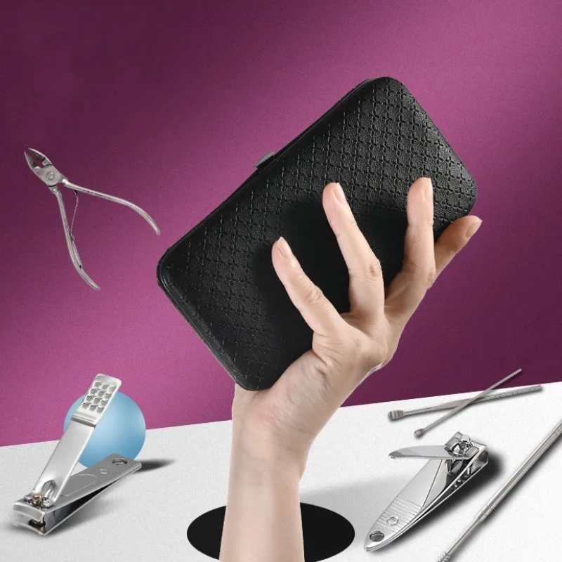 18 в 1 маникюрный набор из нержавеющей стали профессиональные кусачки для