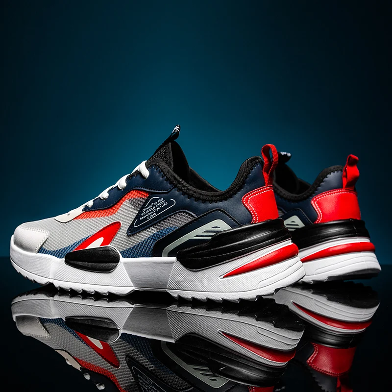 Мужская обувь для бега Брендовая женская и Спортивная Дышащая парная тенниса