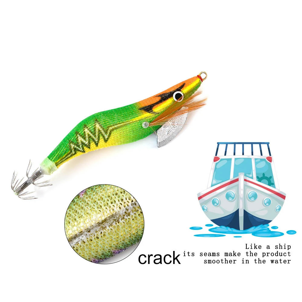 Мягкий крючок для кальмара со звуком имитация креветки псевдокреветки с