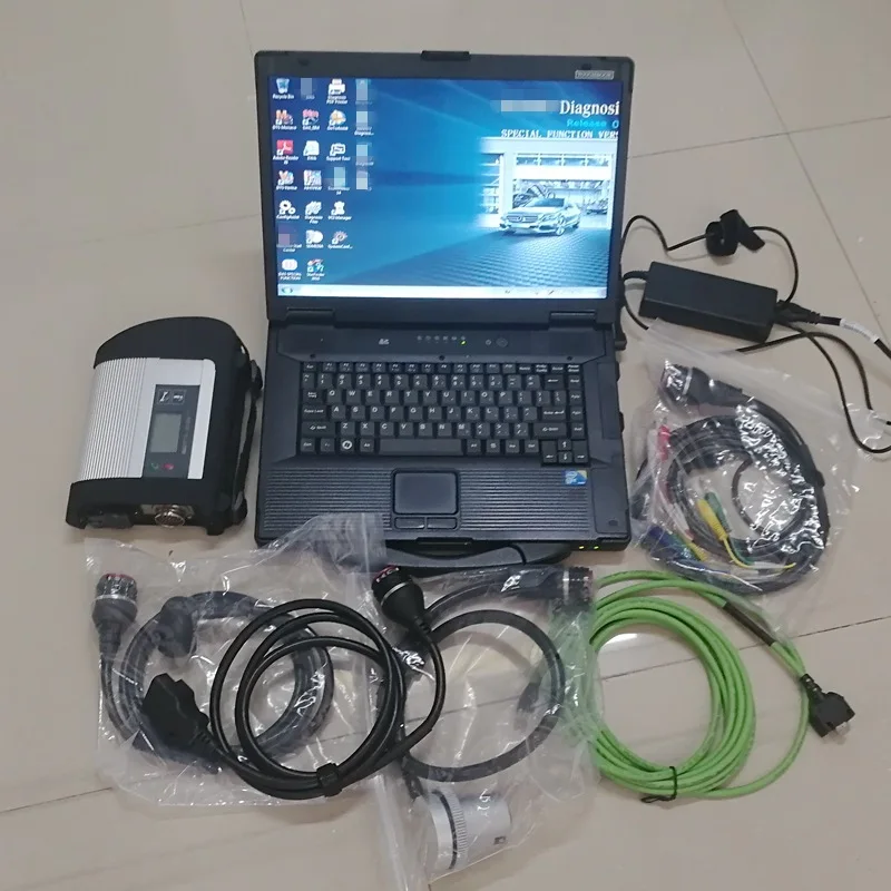 

Used Laptop CF52 SSD win10 V06.2021 DAS Special Function Software installed well for Auto Diagnosis MB STar C4 Sd Compact C4