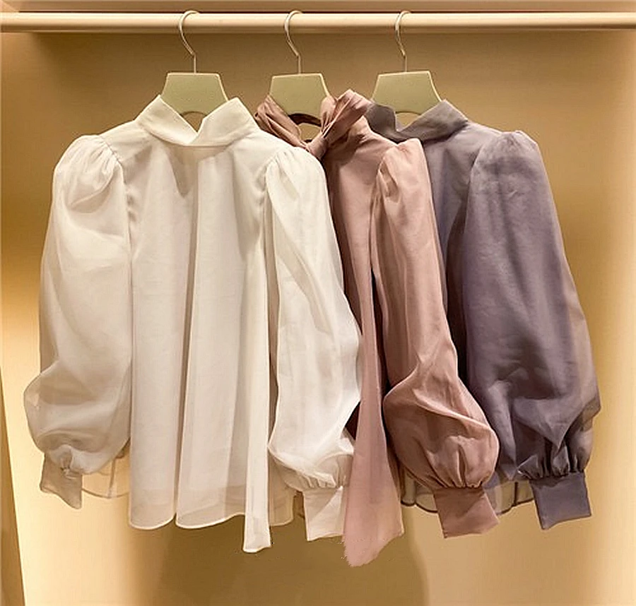 Новинка 2020 японская универсальная Милая рубашка с круглым вырезом и