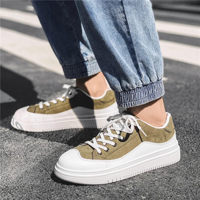 

Platform Sneakers for Men Breathable Casual Walking Sports Running Shoes Outdoor Travel Fitness Sneakers Male Vulcanized Shoes
