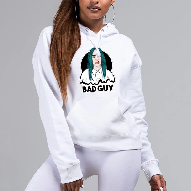 hoodies 4 Billie Bilish Kpop худи негабаритных женщин с капюшоном толстовки Kawaii повседневные Харадзюку хип хоп толстовка унисекс - Цвет: hoodies 4