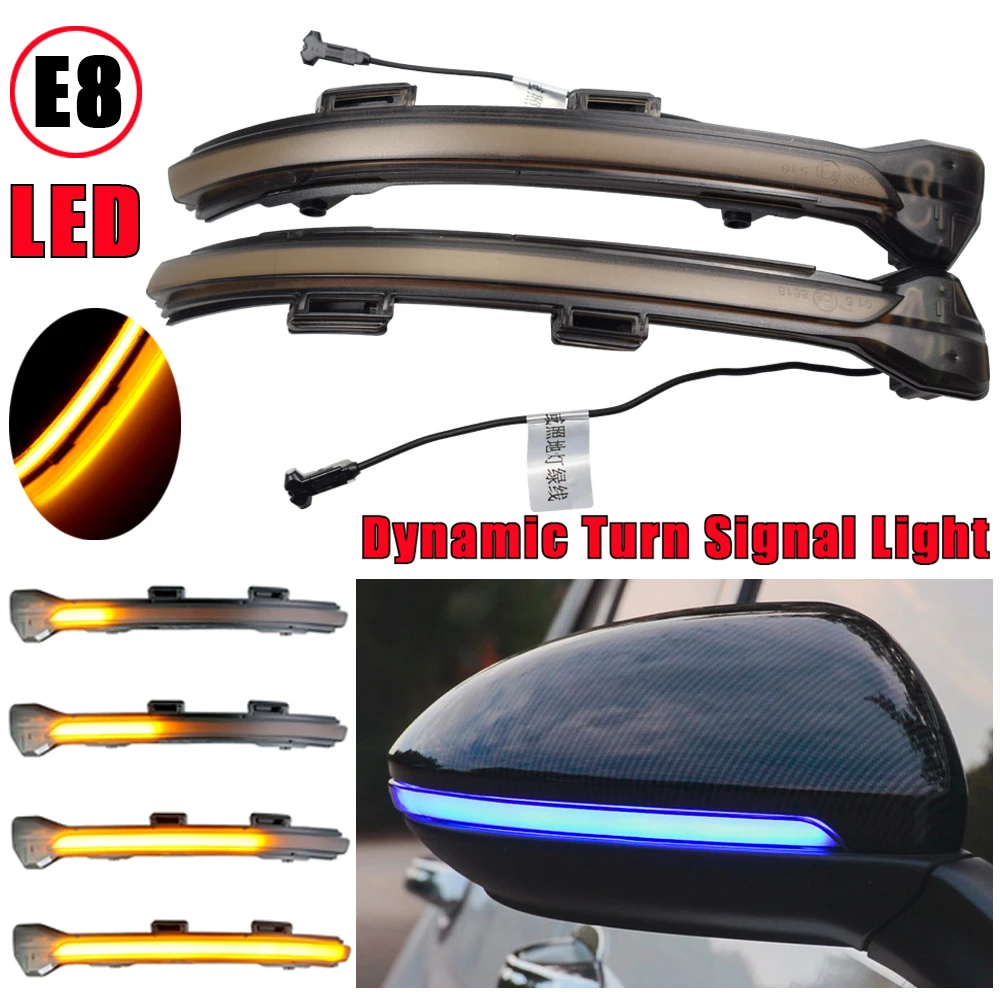 

Dynamic Turn Signal Led Rearview Mirror Indicator Light For VW Volkswagen Golf Mk7 7.5 GTI R Gtd