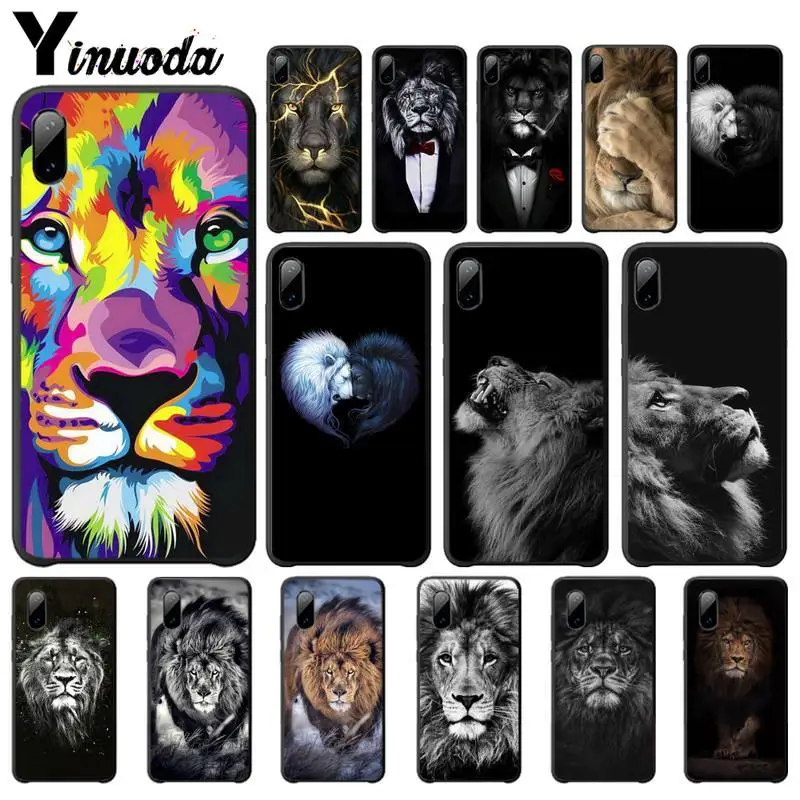 Лев Альфа Мужской Прекрасный чехол Роскошный для Huawei P20 Pro P Smart Plus Honor 7a 8 8x9 Lite 10