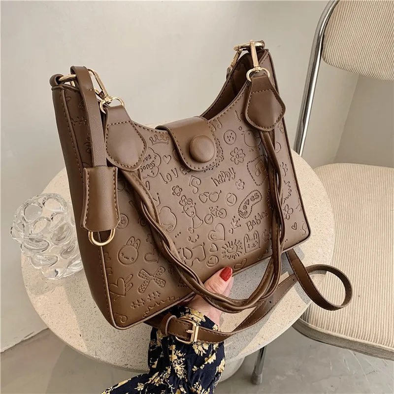 

Women's 2021 European and American Fashion One-shoulder Armpit Bag Large-capacity Messenger Bag Bags for Women 2021