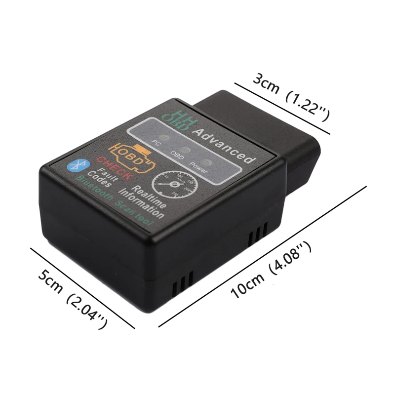 

ELM327 HH V2.1 Bluetooth Car OBDII Scanner Android Torque Auto Diagnostic Tool