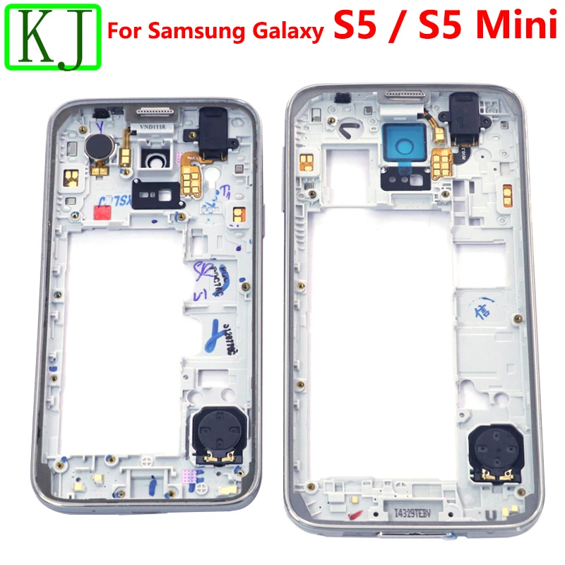 S5 средняя рамка Корпус для samsung Galaxy S5 Mini i9600 G900 G800 ЖК средняя пластина рамка