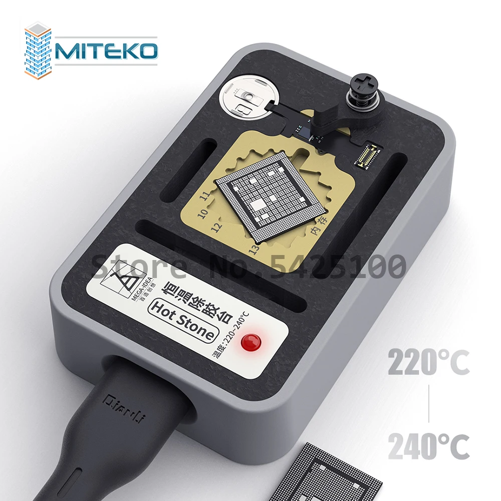 QIANLI Hot Stone 3 в 1 отпечаток пальца жесткий диск процессор для телефона 7 MAX 11 Pro Max