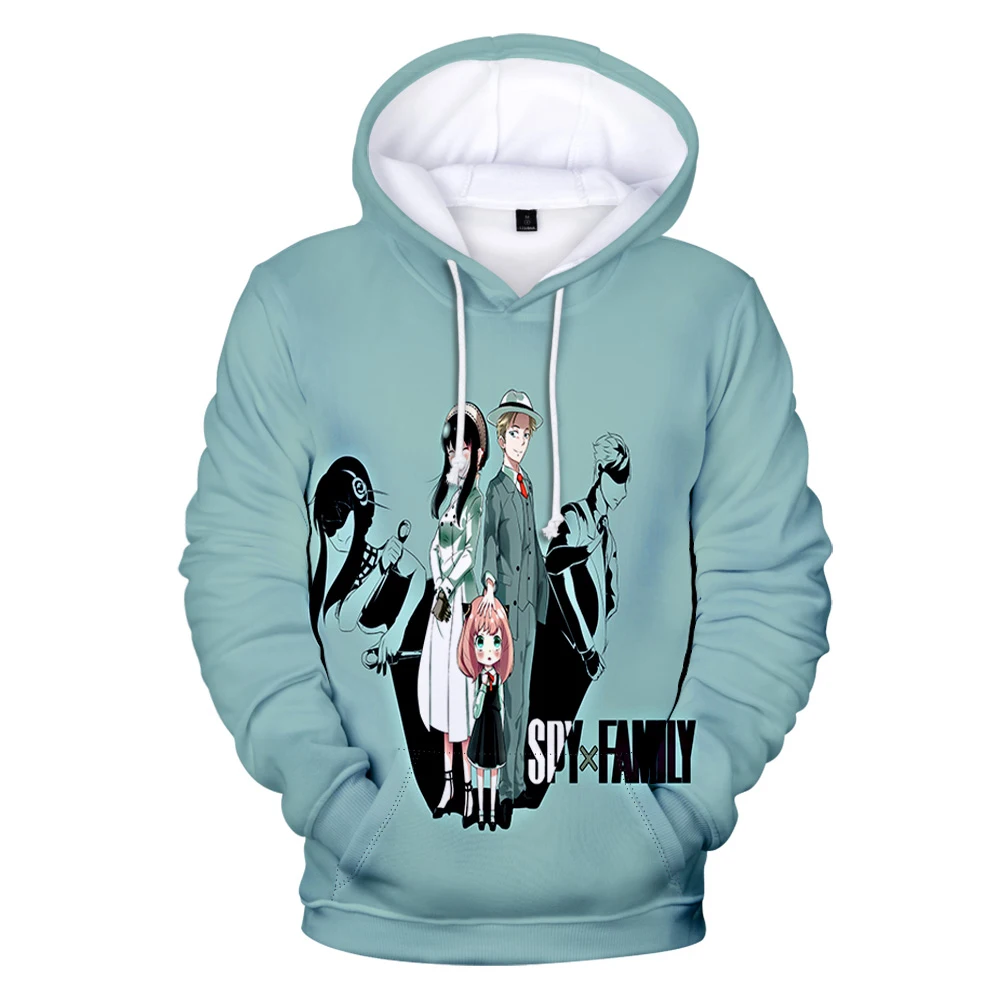 2021 г. худи SPY×FAMILY с 3D принтом Женская/Мужская модная толстовка капюшоном лидер