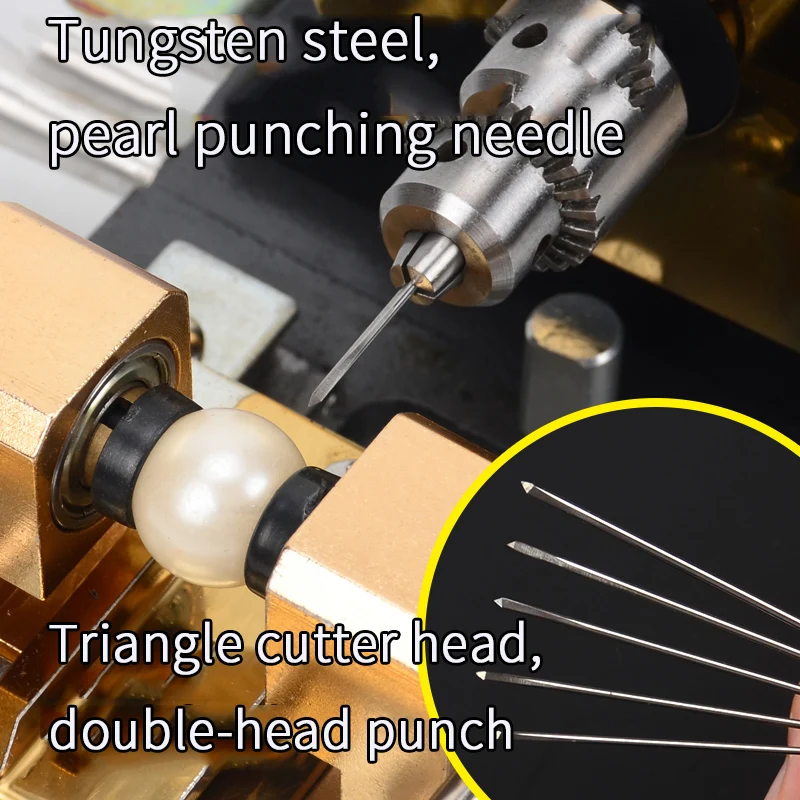 Перламутровое сверло с двойной головкой из вольфрамовой стали перламутровое