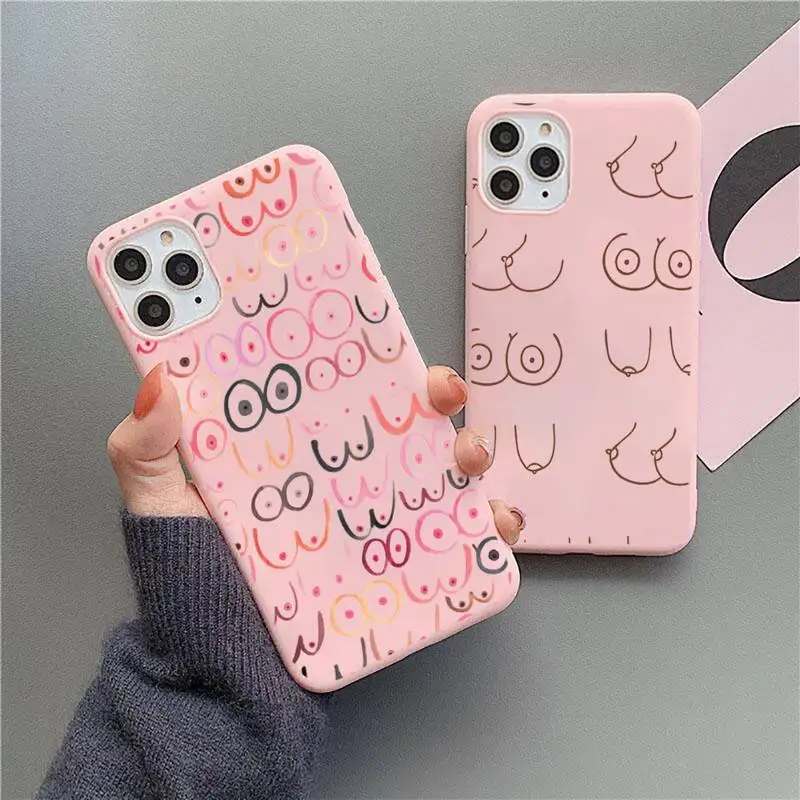 

Funny art minimalist lines pattern Phone Case Candy Color for iPhone 6 7 8 11 12 13 s mini pro X XS XR MAX Plus