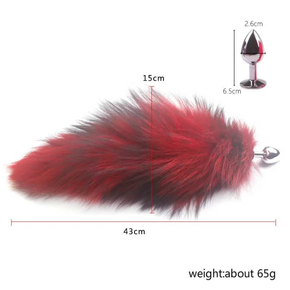 Анальная пробка хвост таинственный лиса Тай анальная анальные интимные игрушки