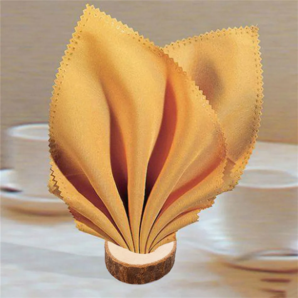 10 шт. деревенские круглые держатели кольцо для салфеток отеля на день рождения