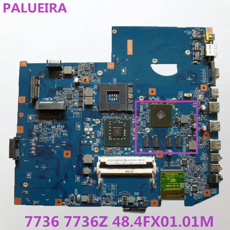 PALUBEIRA V71 MV MB 09242 1M 48.4FX01.01M материнская плата для ноутбука Acer 7736 7736Z с чип видеокарты