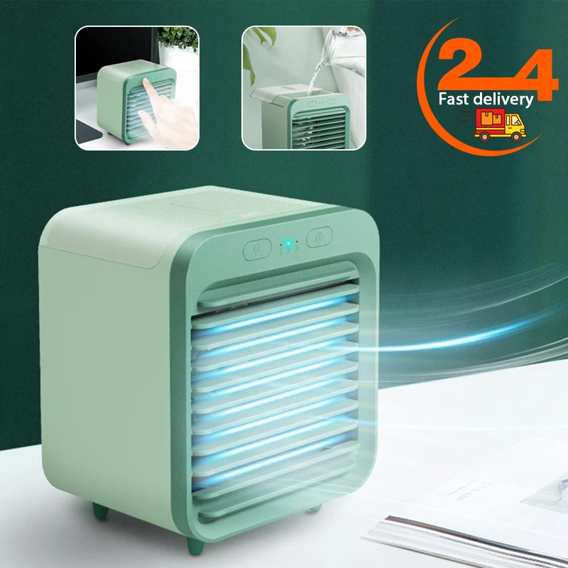 

mini air conditioner portable desktop fan air cooler Fan Humidifier floor fan home air outdoor ventilator portable conditioning