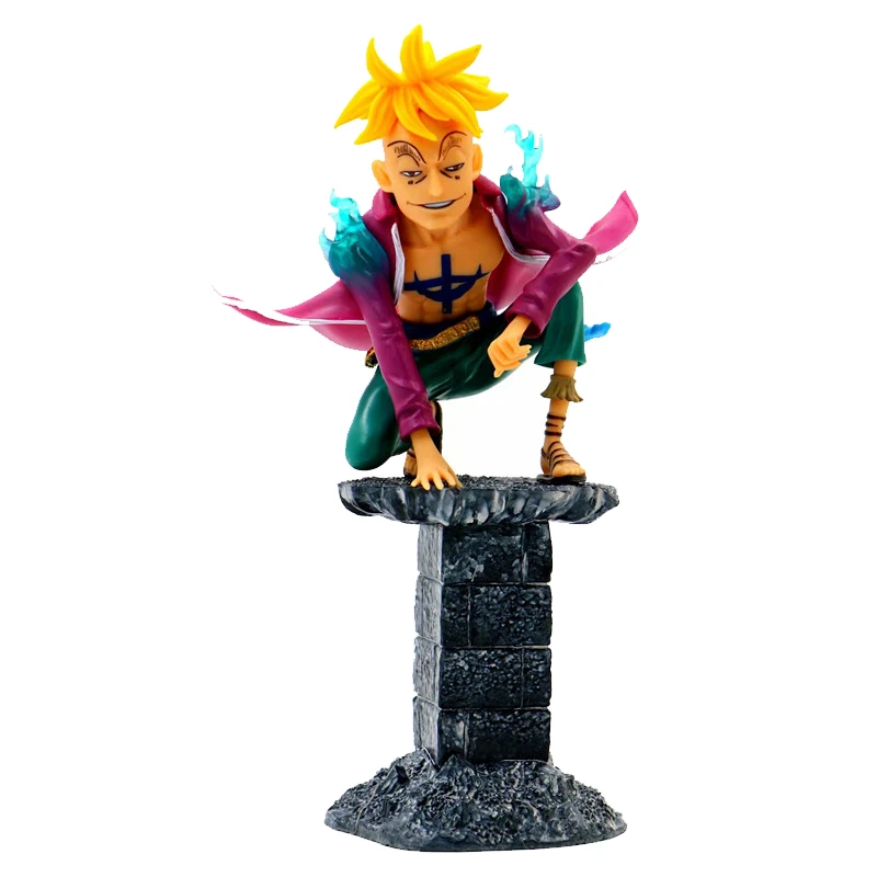 Аниме One Piece GK Marco Phoinix на колонке экшн-фигурки модели игрушки подарки T30 | Игрушки и