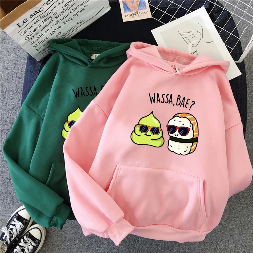 Толстовка Женская осенне-зимняя в стиле Харадзюку с авокадо | одежда