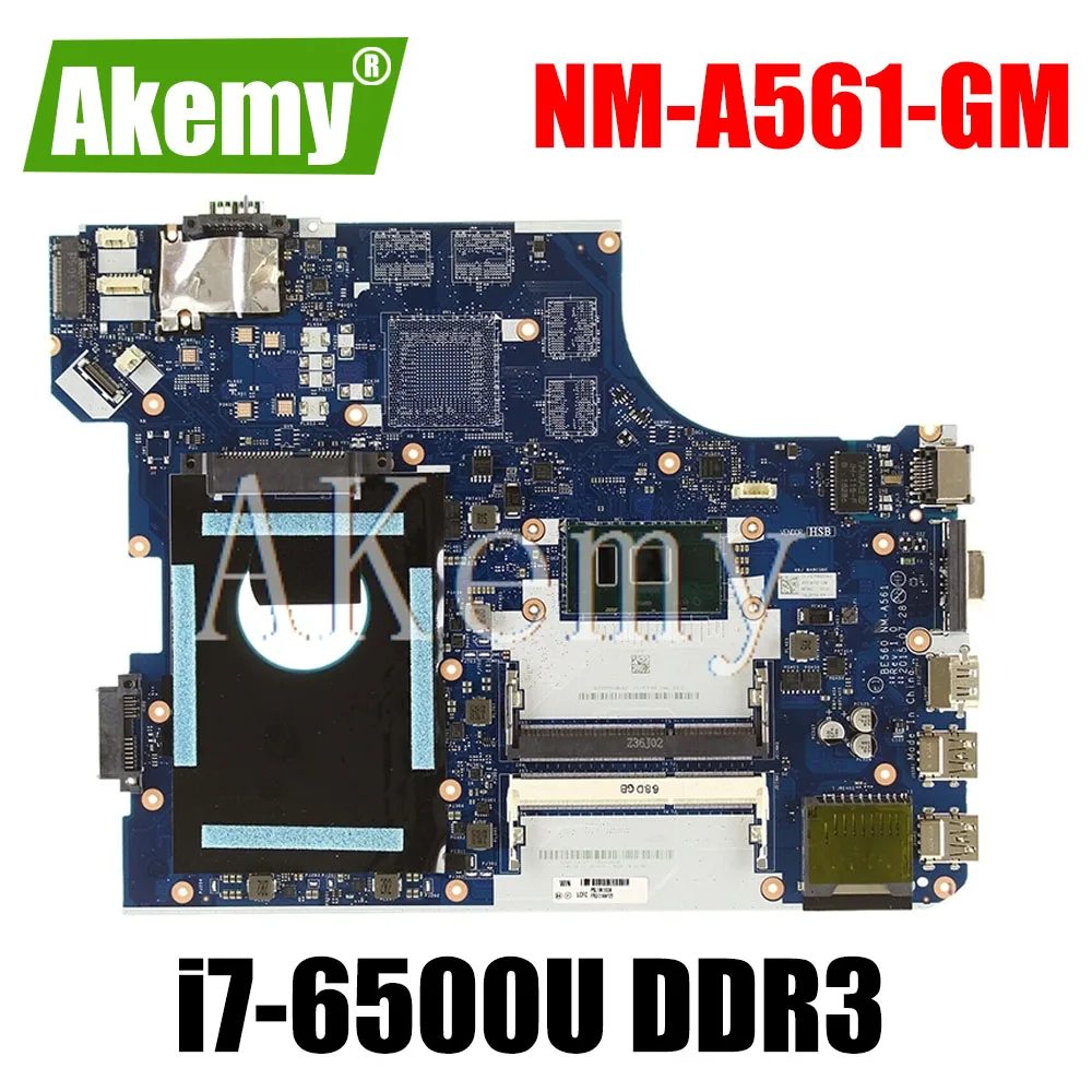 SAMXINNO For Lenovo Thinkpad E560 E560C notebook motherboard BE560 NM A561 mainboard CPU i7 6500U DDR3 100% test work|Материнские