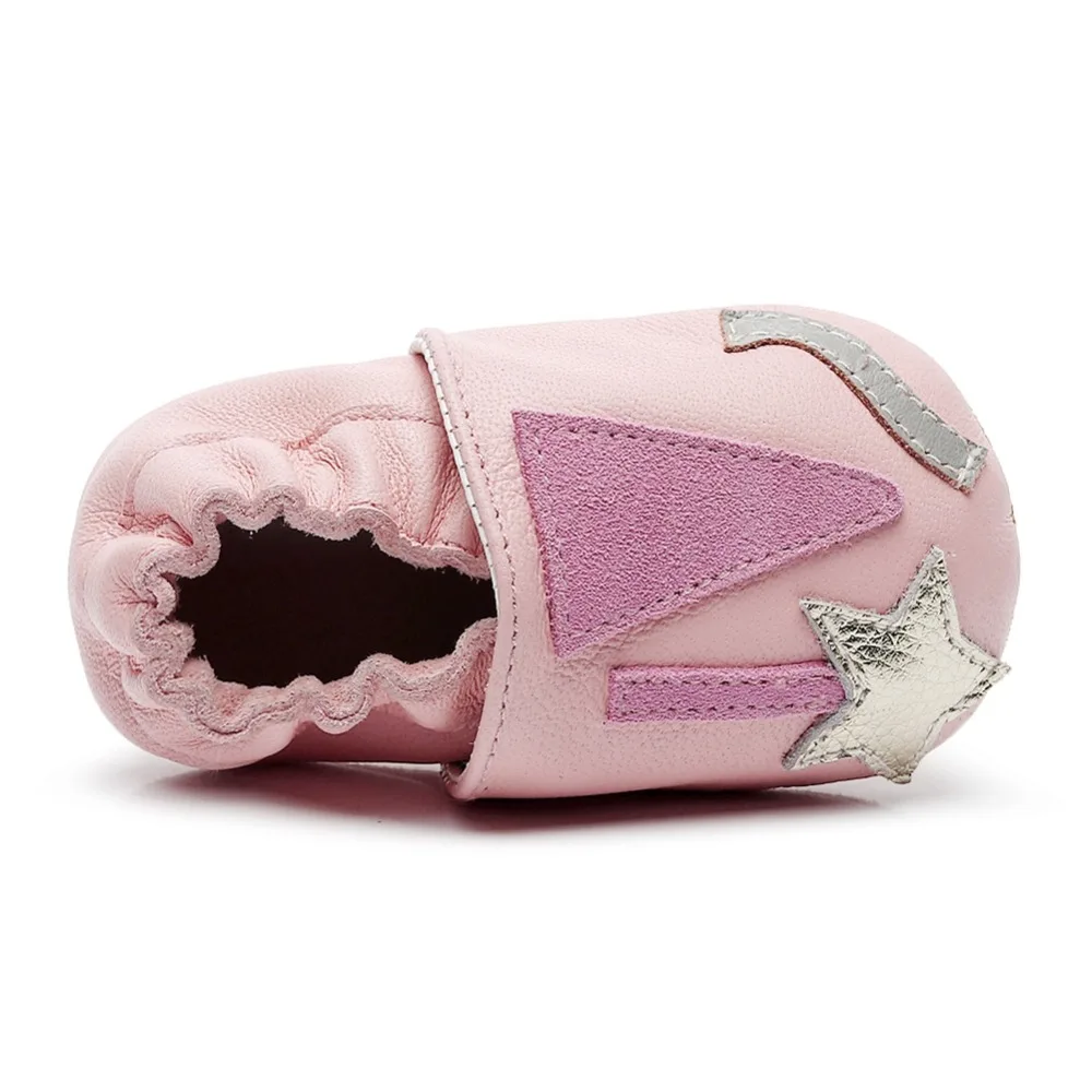 

Baby Boy Girl Breathable Star Patchwork Anti-Slip Shoes Casual Sneakers Toddler Soft Soled First Walkers