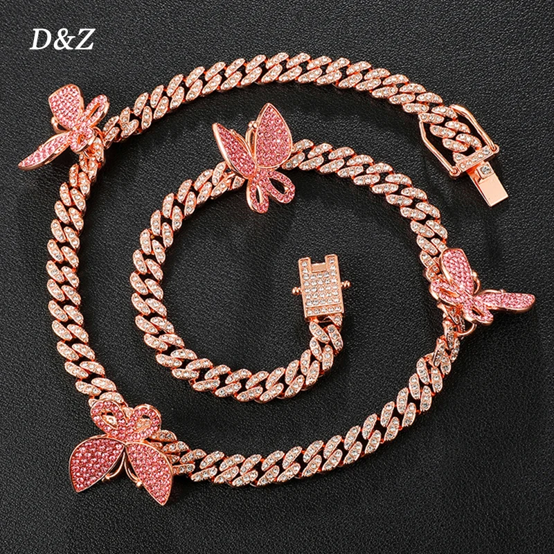 

Цепочка Женская кубинская D & Z, 8 мм, в стиле хип-хоп