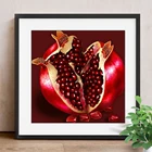 Набор для алмазной вышивки сделай сам, 5D алмазная вышивка гранатом, полноразмерная Алмазная мозаика для украшения с фруктами