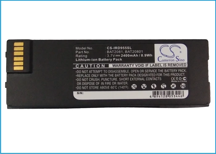 

Cameron Sino 2400mAh/8.88Wh Li-ion Replacement Battery for IRIDIUM 9555