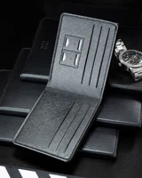 new men short wallets pu leather purse bifold male casual moneybags transverse multi card vertical coin purse pocket wallet