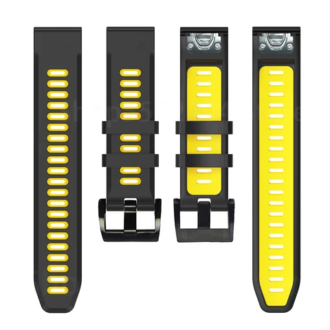 Ремешок силиконовый для Garmin Fenix 6X/ 6X Pro/5X/3, 26/22 мм