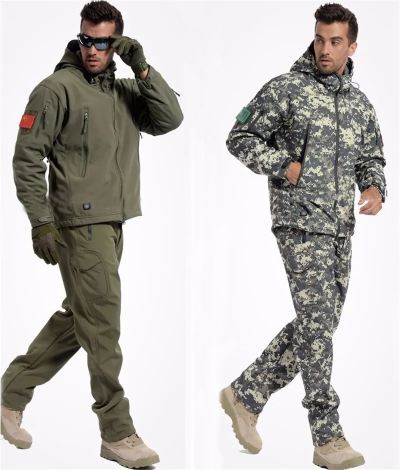TAD V4.0 скрытень Акула кожа мягкая оболочка Военная OutdoorTactical куртка водонепроницаемая ветровка камуфляж армия OutHunting одежда